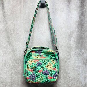 Lug Ranger Crossbody Bag With Flamingo & Leaf Design